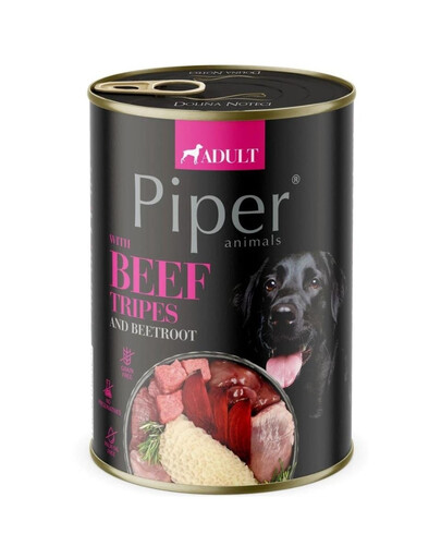 DOLINA NOTECI PIPER Cibo umido per cani con stomaco di manzo e barbabietola 400g