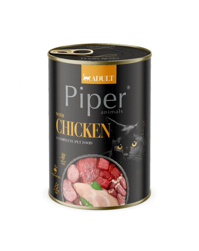 DOLINA NOTECI PIPER Cibo umido per gatti al pollo 400g
