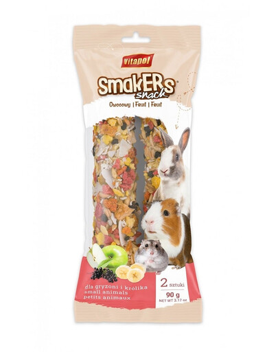 VITAPOL Smakers alla frutta per roditori e conigli 90 g