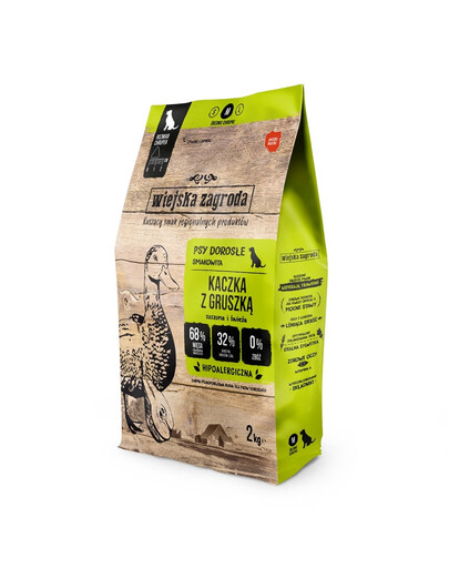 WIEJSKA ZAGRODA Kaczka z gruszką chrupki M 2 kg