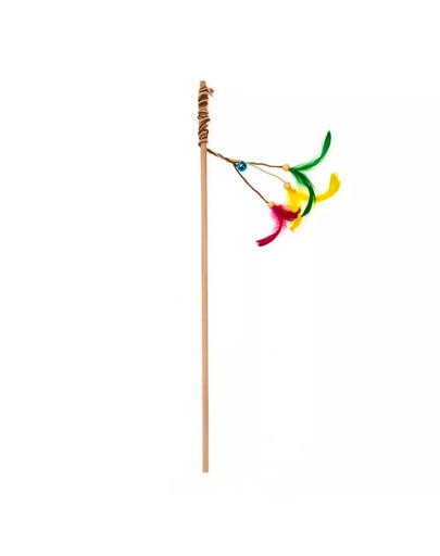 COMFY Giocattolo per gatti Canna da pesca con piume 50 cm