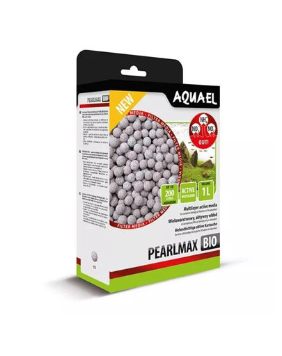 AQUAEL PearlMax Bio contributo alla filtrazione biologico chimica 1l