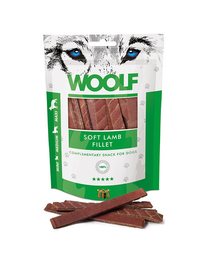 WOOLF Soft Lamb Fillet 100g strisce morbide di agnello