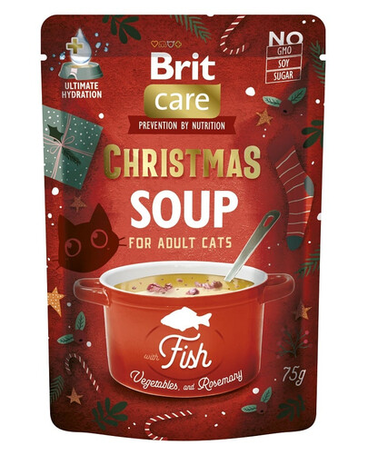 BRIT Care Cat Christmas soup fish 75 g zuppa di salmone per gatti