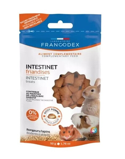 FRANCODEX Intestinet snack per roditori e conigli 50g