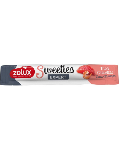 ZOLUX SWEETIES Snack cremoso con tonno e gamberetti 14g