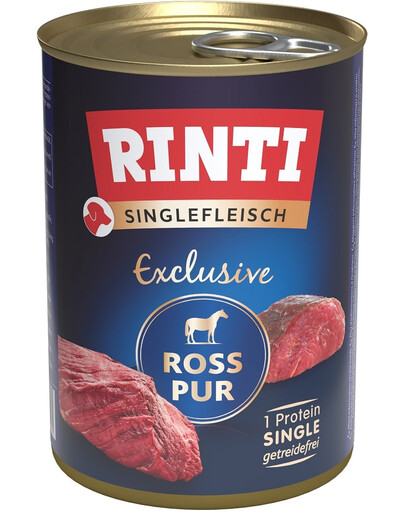 RINTI Singlefleisch Exclusive Horse Pure alimento monoproteico cavallo 400g