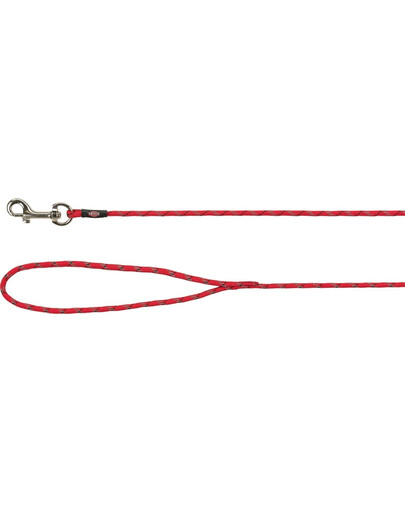 TRIXIE Junior smycz treningowa dla szczeniąt XXS–XS: 8 m/ 4 mm czerwona