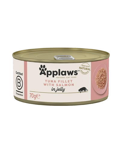 APPLAWS Cat Tuna Fillet & Salmon in Jelly Tonno e salmone in gelatina 70g