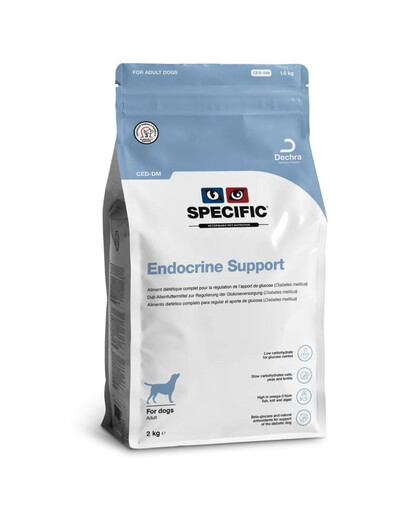 SPECIFIC Dog CED-DM Endocrine Support 2 kg cibo per cani diabetici