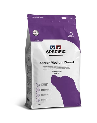 SPECIFIC Dog CGD-M Senior Medium Breed 4 kg cibo per cani senior per razze di media taglia