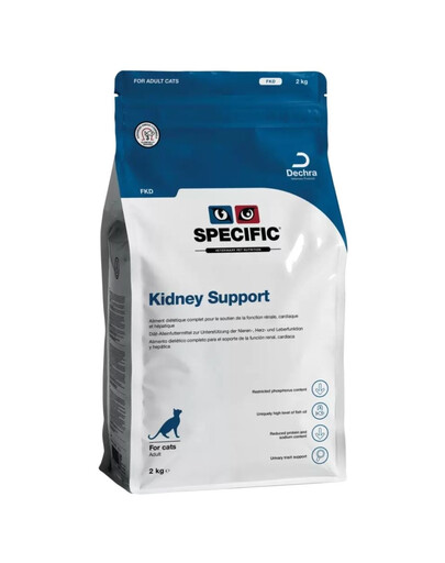 SPECIFIC Cat FKD Kidney Support 2 kg cibo per gatti con insufficienza cardiaca, renale o epatica