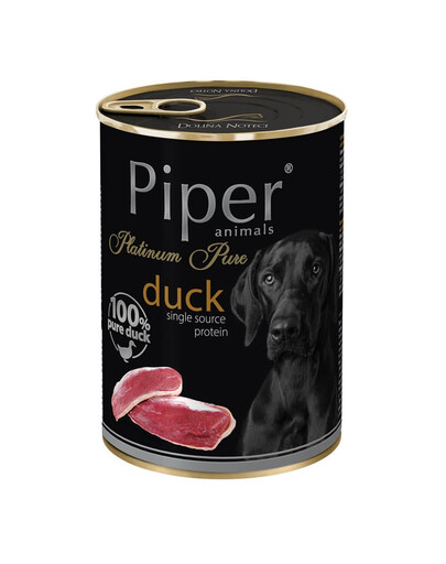 DOLINA NOTECI PIPER Platinum Pure con anatra 400g cibo umido per cani allergici