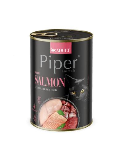 DOLINA NOTECI PIPER Cibo umido per gatti con salmone 400 g