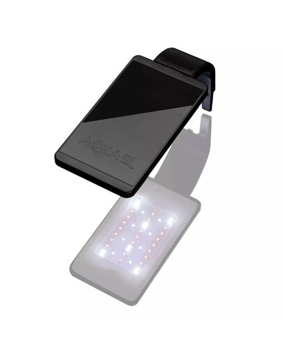 AQUAEL Leddy Smart 4,8W Sunny Day&Night lampada LED nera per piccoli acquari