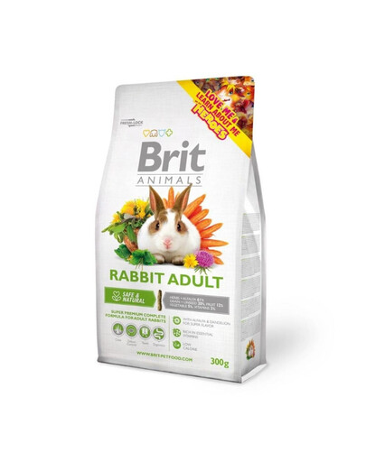 BRIT ANIMALS Rabbit Adult Complete 300g per conigli adulti