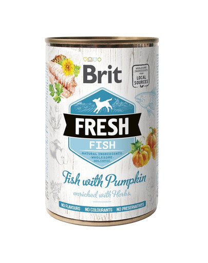 BRIT FRESH fish & pumpkin 400 g pesce e zucca