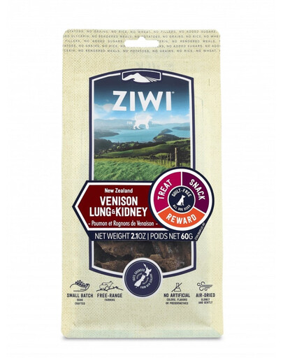 ZIWIPEAK Dog Chews Venison lung & kidney 60 g
