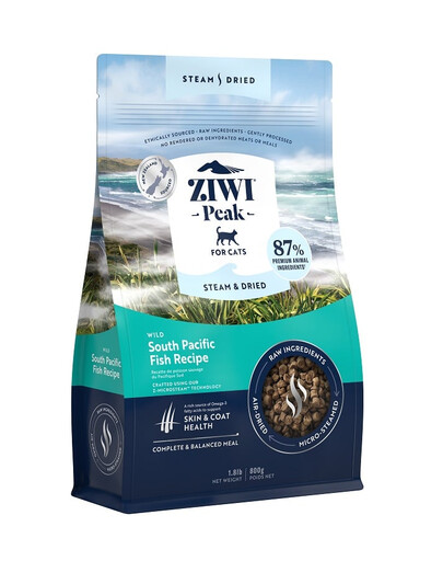 ZIWIPEAK Cat Steam & Dried cibo secco per gatti a base di pesce 800 g
