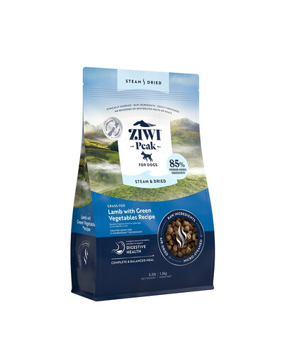 ZIWIPEAK Dog Steam & Dried cibo secco per cani a base di agnello 1,5 kg