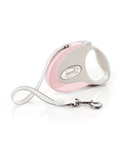 FLEXI Guinzaglio automatico Style S Fettuccia 3 m rosa