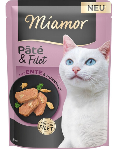 MIAMOR Pate and Filet con Anatra pezzi di filetto con anatra 85 g