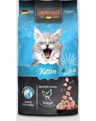 LEONARDO Kitten cibo secco per gattini 300 g
