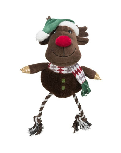 TRIXIE Renna giocattolo natalizio per cani 49cm