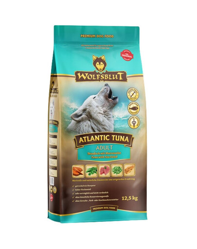 WOLFSBLUT Atlantic Tuna Adult Alimento secco per cani adulti con tonno e insalata di mare 12,5 kg