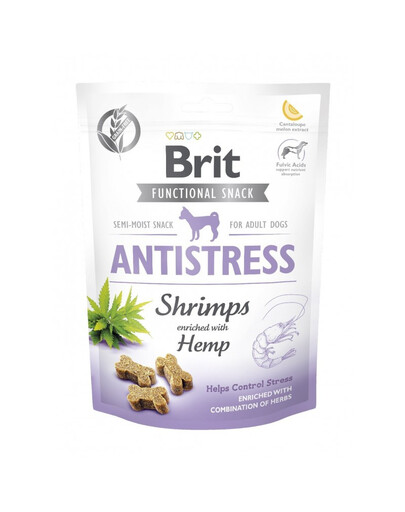 BRIT CARE DOG FUNCTIONAL SNACK SHRIMP ANTISTRESS 150 g crocchette per cani controllo dello stress