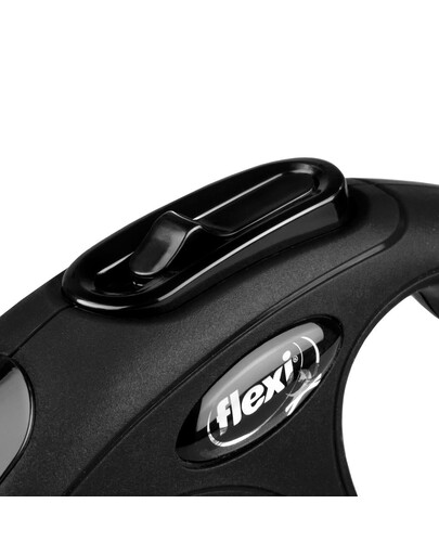 FLEXI Cordino New Classic nero XS Fettuccia 3m fino a 12kg
