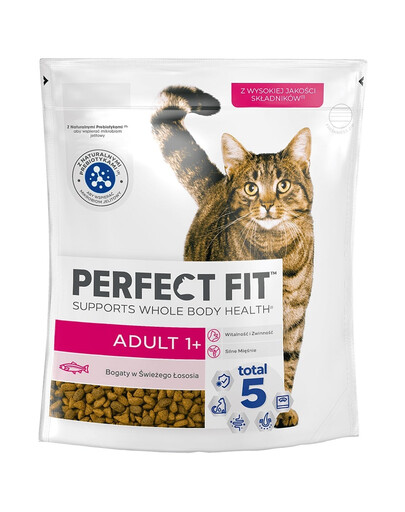 PERFECT FIT (Adult 1+) 750g Cibo secco per gatti ricco di salmone