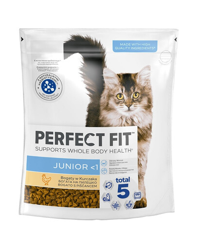 PERFECT FIT (Junior) 750 g Ricco di pollo - alimento secco per gattini