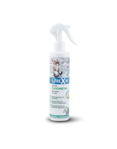 FREXIN Spray con erba gatta per gatti adulti e gattini 200g