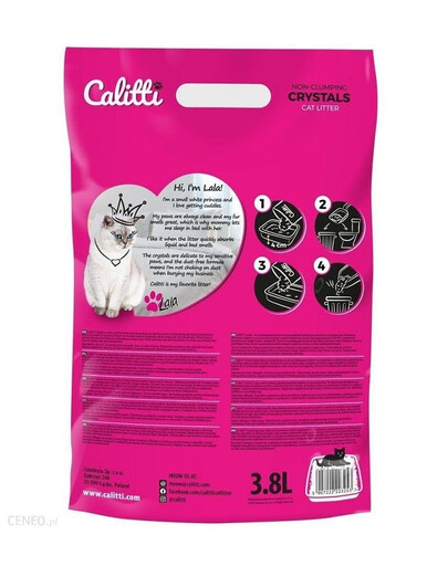 CALITTI Crystals 3.8L lettiera per gatti ai silicati