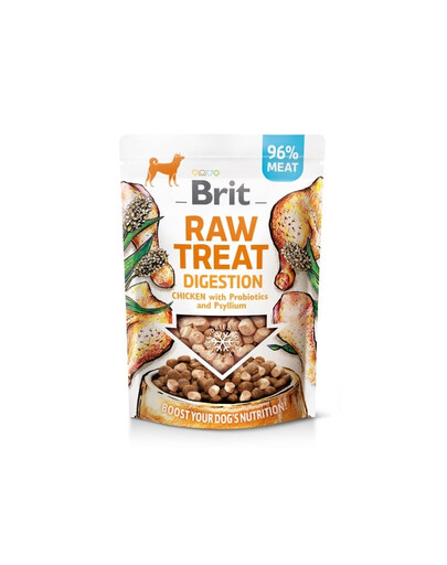 BRIT Raw Treat Freeze Dried Digestion 40 g przysmak liofilizowany kurczak z probiotykami dla psa