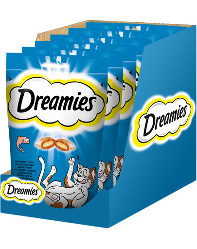 DREAMIES Dreamies Snack con salmone per gatti 6x60g