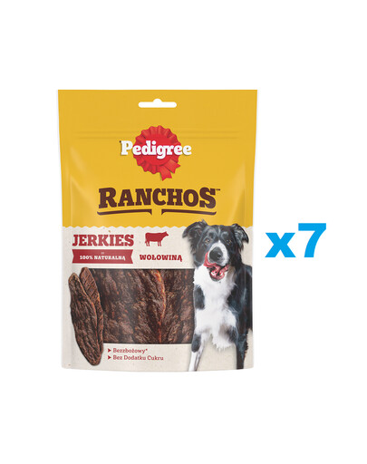 PEDIGREE Ranchos Originals 7x70g Snack per cani con manzo