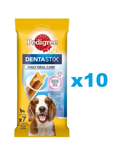 PEDIGREE DentaStix (razze medie) Snack per cani 70 pz. - 10x180g