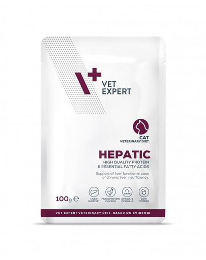 VET EXPERT Veterinary Diet Cat Hepatic pouch 100g