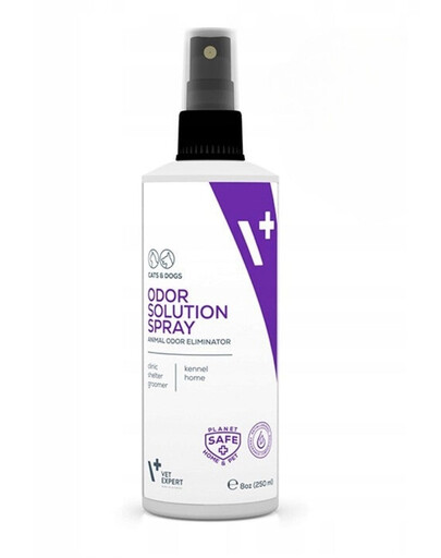 VET EXPERT Odor Solution Spray Animal Odor Eliminator 250 ml neutralizzatore di odori per cani e gatti