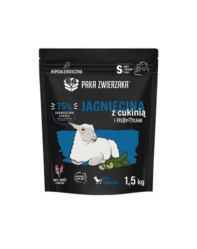 PAKA ZWIERZAKA Seventh Heaven Crocchette con Agnello e Zucchine S 1,5kg