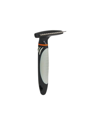 TRIXIE Pettine a rastrello per pelo lungo 7 × 14 cm