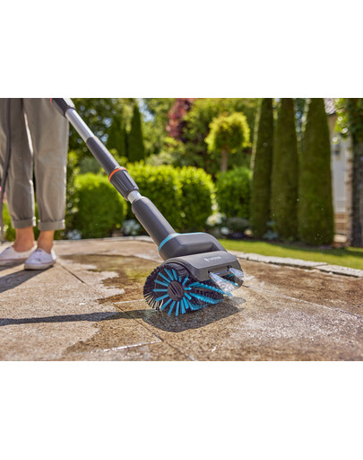 GARDENA Spazzola multiuso a batteria AquaBrush Universal 04/18V P4A