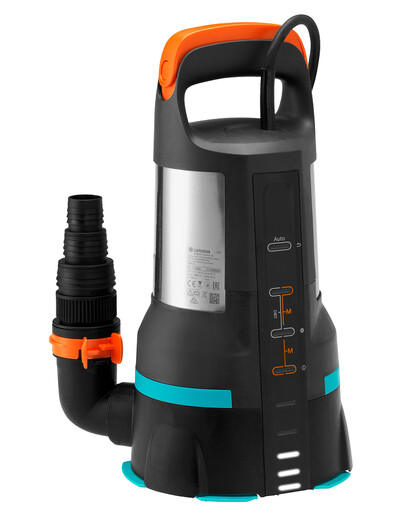 GARDENA Pompa sommersa 2 in 1 per acqua pulita o sporca 19500 Aquasensor