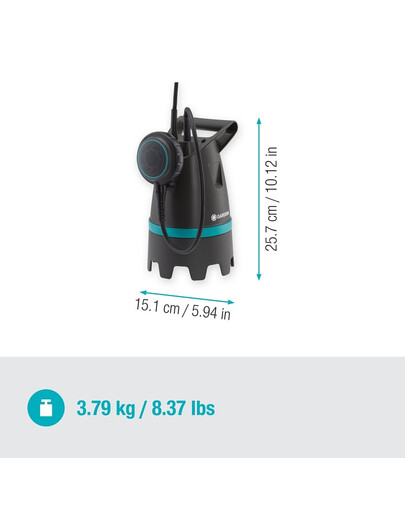 GARDENA Pompa sommersa per acque sporche 10500 BASIC