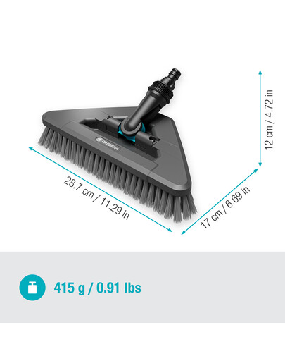 GARDENA Cleansystem spazzola per lavaggio Flex morbida