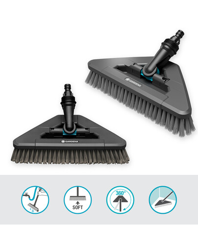 GARDENA Cleansystem spazzola per lavaggio Flex morbida