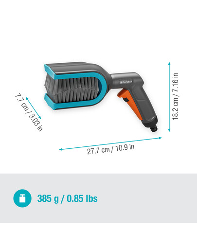 GARDENA Cleansystem Spazzola per tenda veneziana, per pulire i listelli con acqua