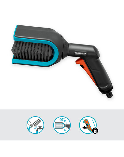 GARDENA Cleansystem Spazzola per tenda veneziana, per pulire i listelli con acqua
